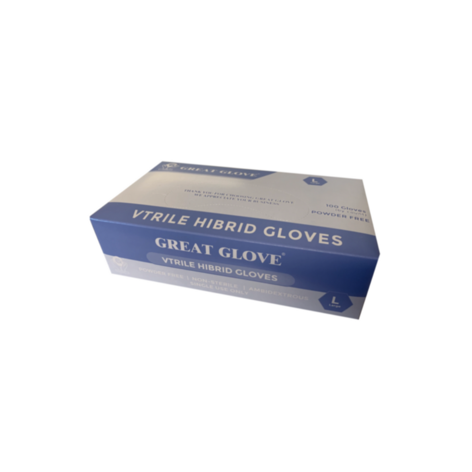 Great Glove Great Glove - Vtrile hibrid Gloves - XL (100 Count)