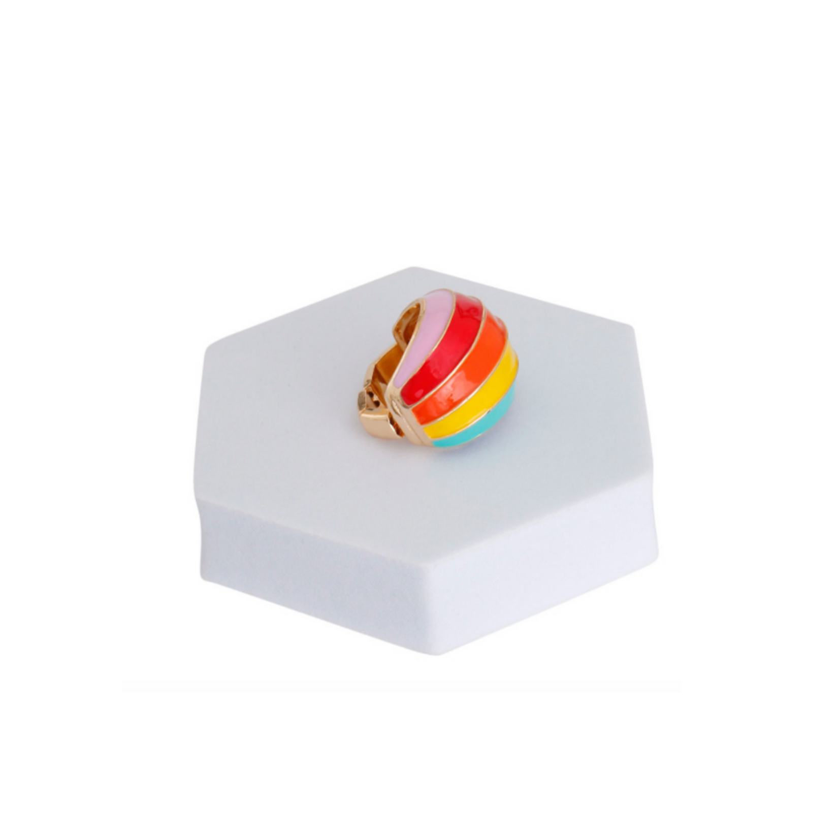 Vera by New York Rainbow and Gold Dome Ring