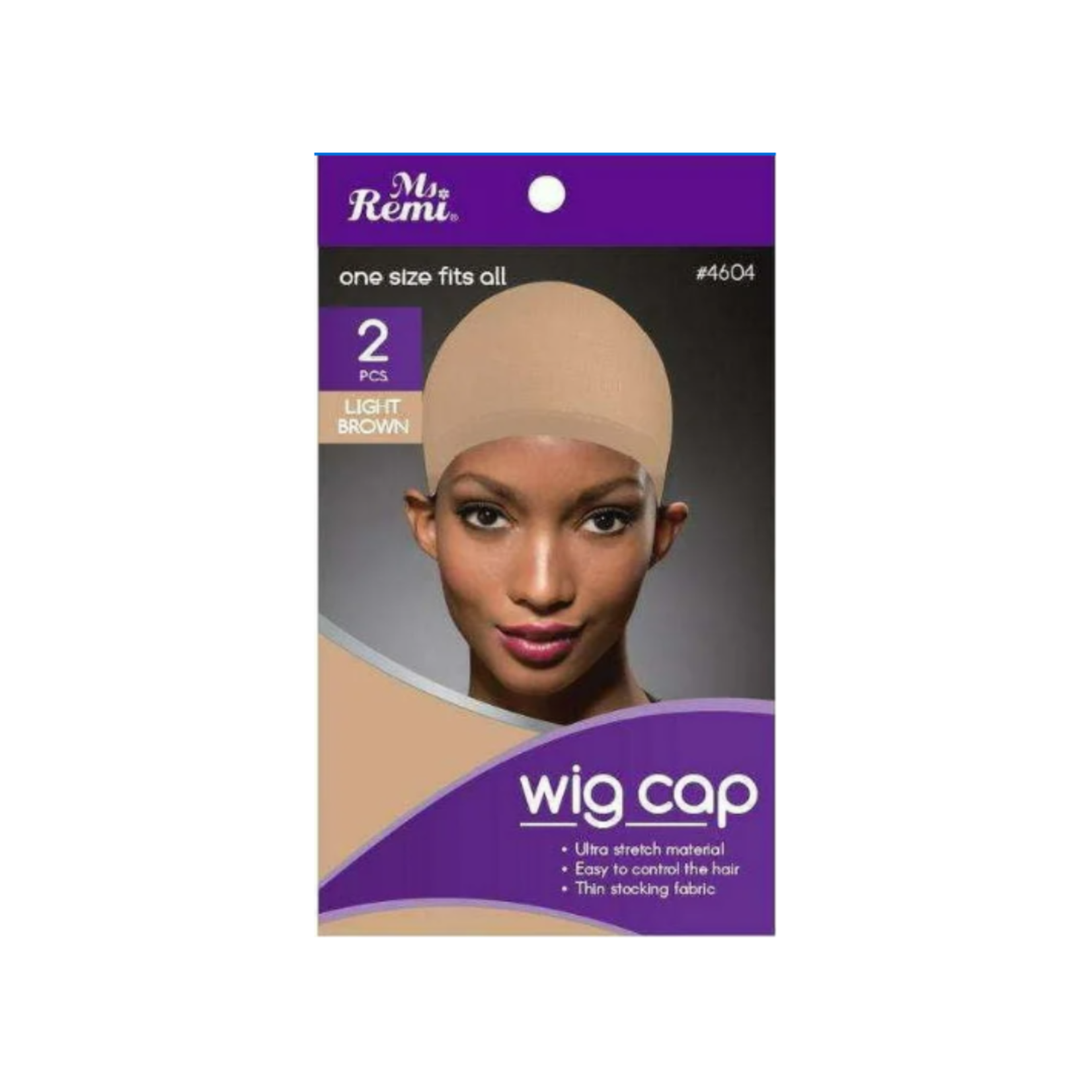 Annie Ms. Remi 2Pcs Light Brown Stocking Wig Cap