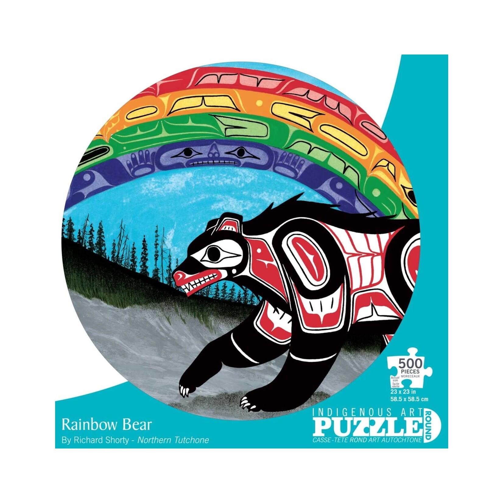 Richard Shorty Richard Shorty "Rainbow Bear" Puzzle 500pcs