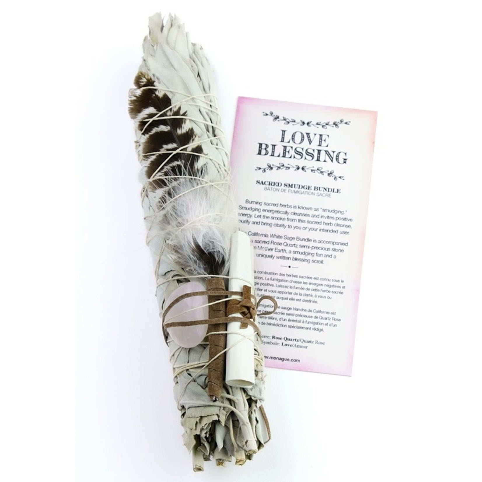 Monague Monague "Love Blessing" Sacred Smudge Bundle