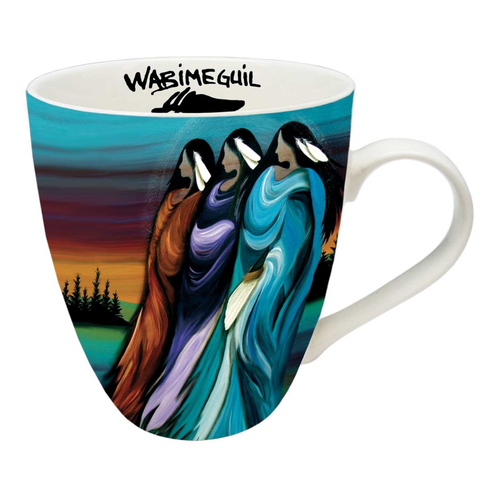 Betty Albert Betty Albert "Three Sisters" Porcelain Mug