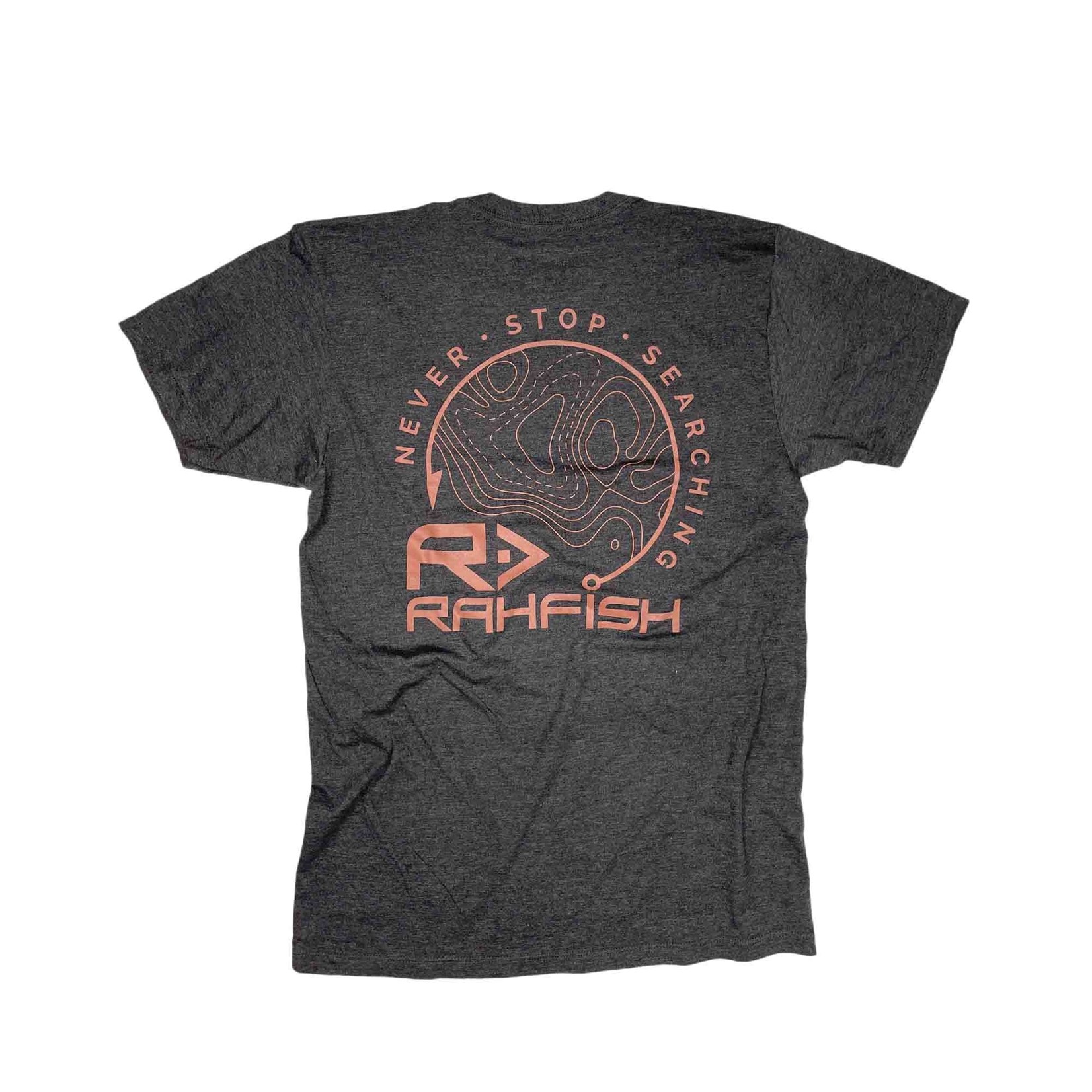 Rahfish Rahfish "Graph Life" T-Shirt Heather Charcoal  M