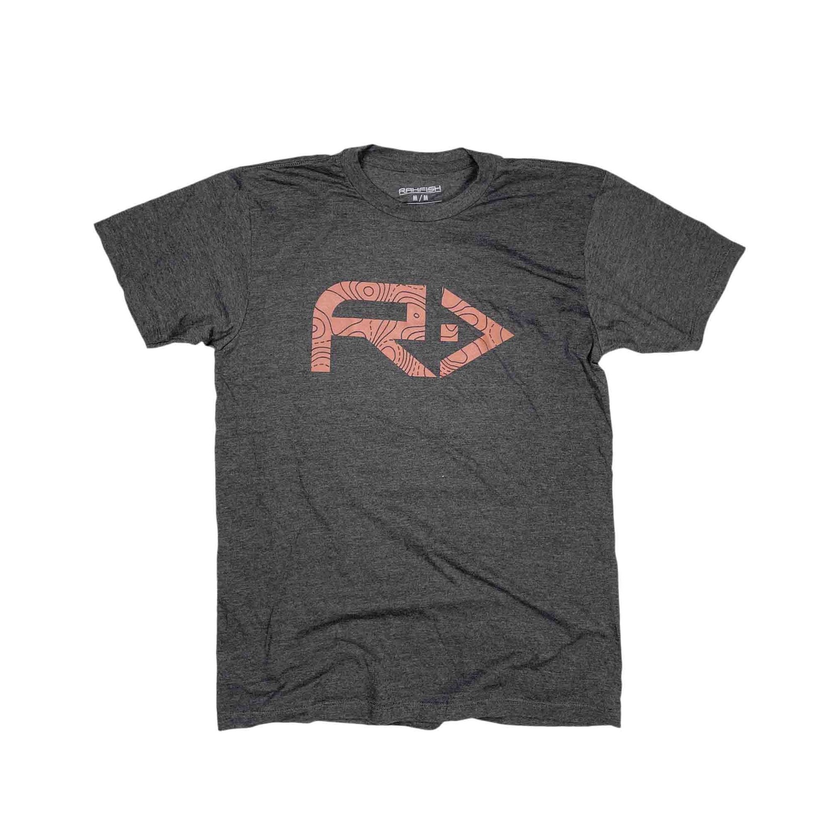 Rahfish Rahfish "Graph Life" T-Shirt Heather Charcoal  M