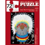 Shana Yellow Calf " Chief Christmas" Puzzle 72pcs