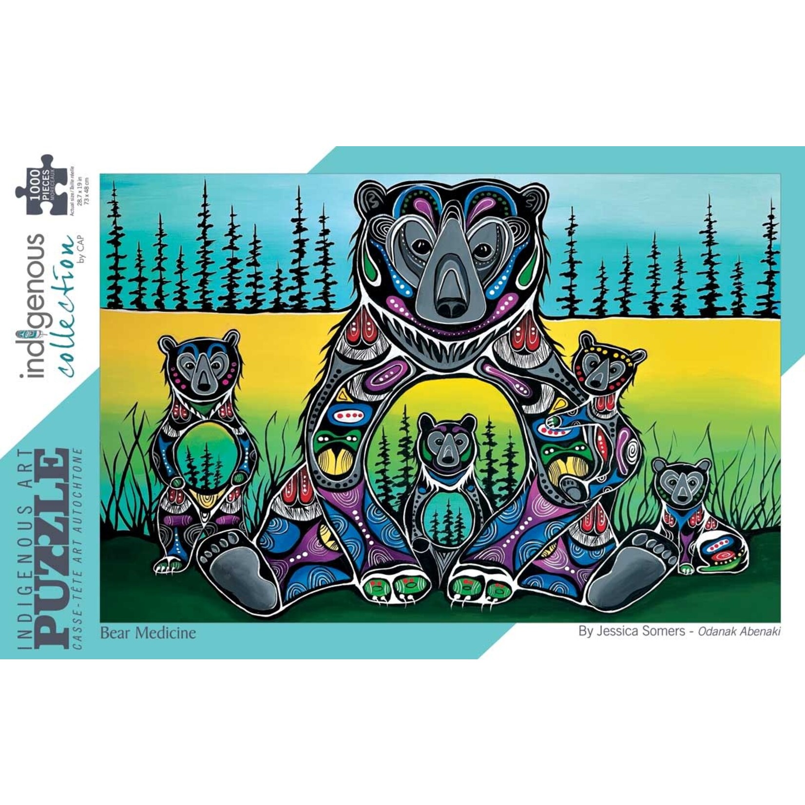 Jessica Somers Jessica Somers "Bear Medicine" Puzzle 1000 pieces