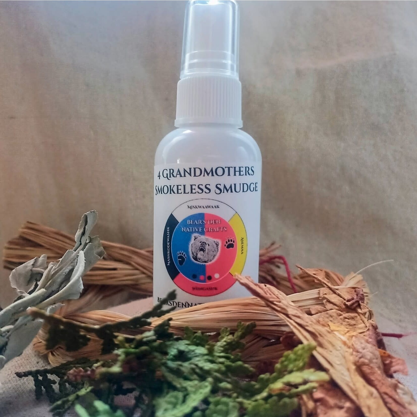 Bear's Den Bear's Den 4 Grandmothers Smokeless Smudge
