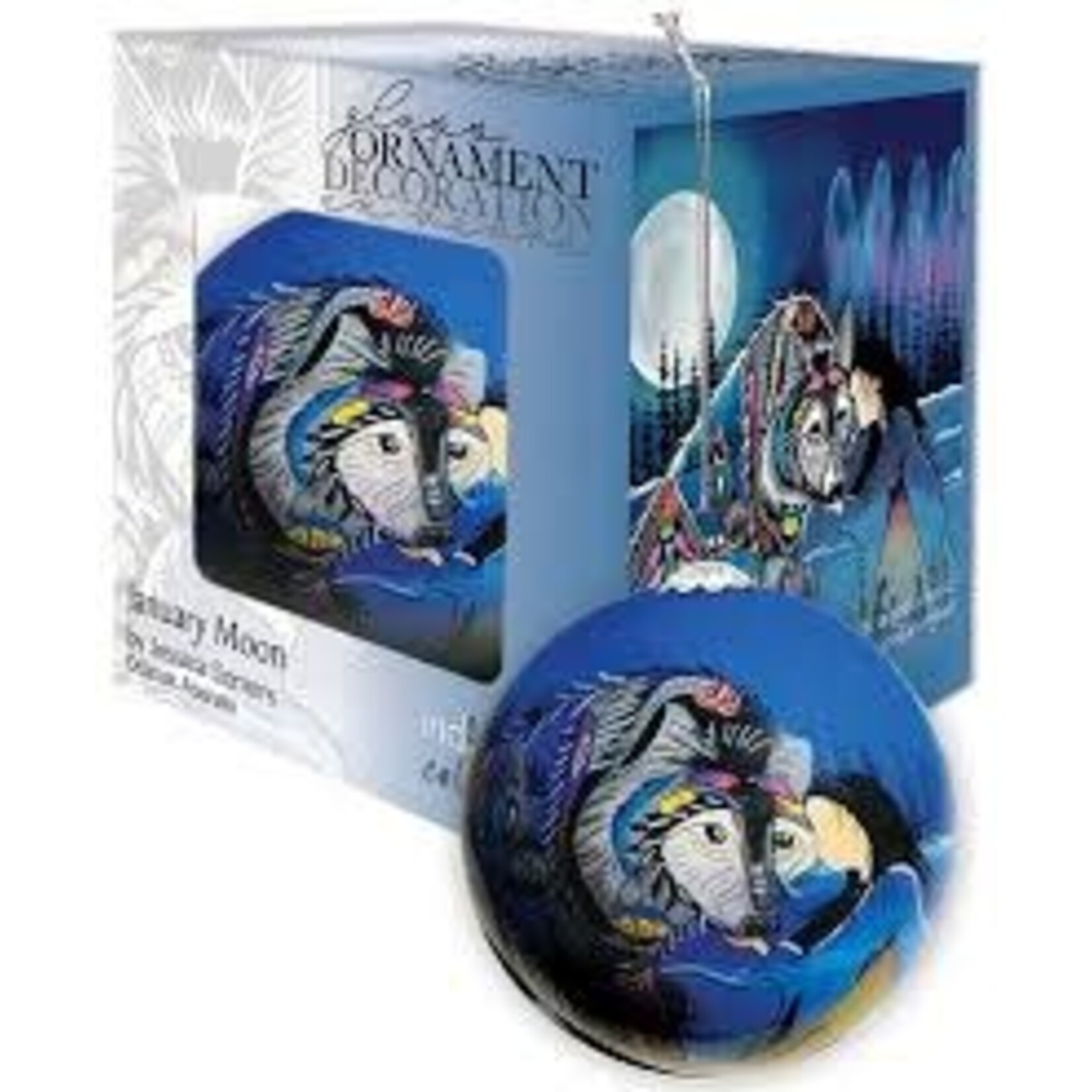 Jessica Somers Jessica Somers "January Moon" Ornament