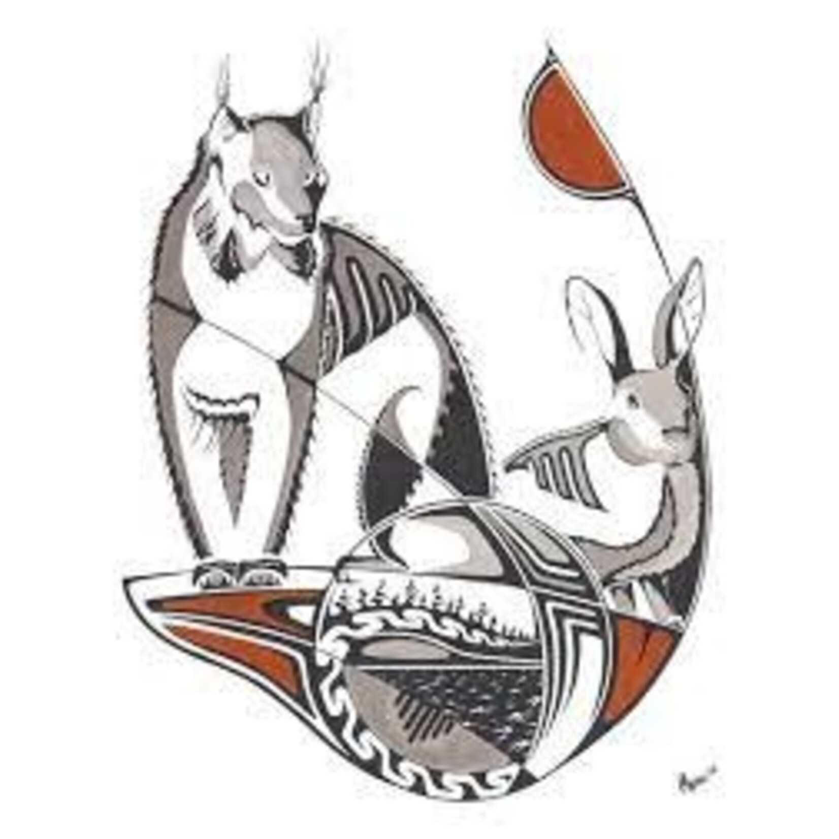 Mark Nadjiwan Mark Nadjiwan "Scarcity and Abundance" Art Card 5X7