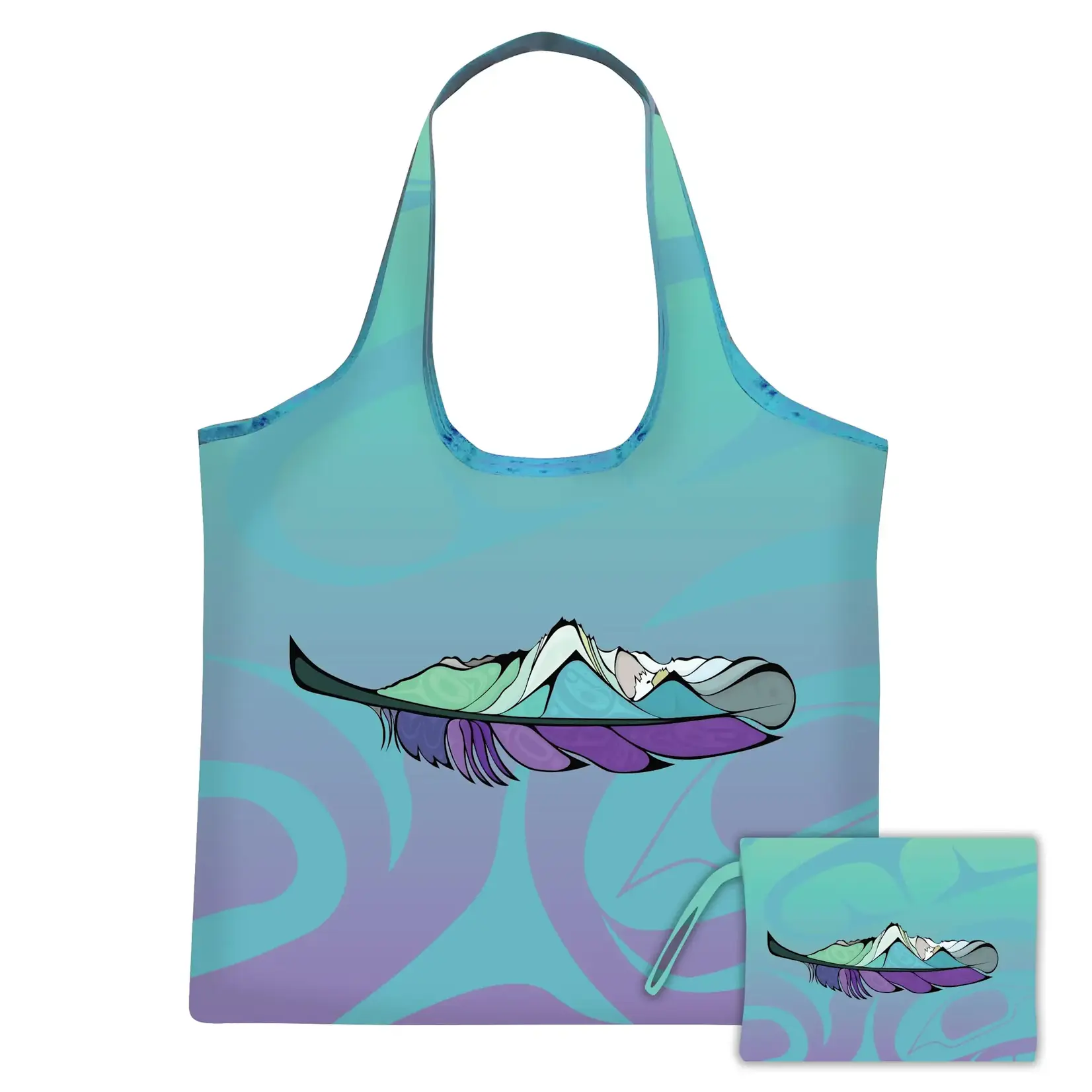 Michelle Stoney Michelle Stoney "Healing Feather" Eco Shopping bag