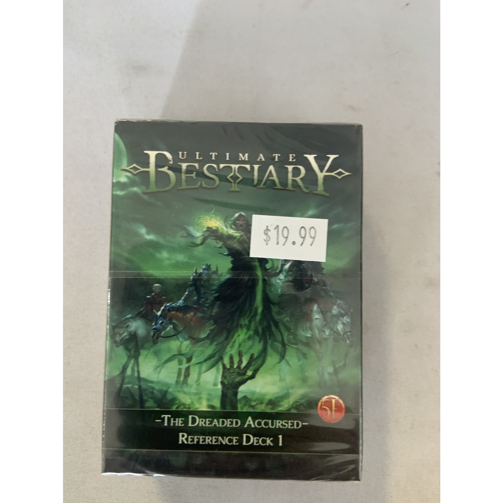 Nord Games Ultimate Bestiary The Dreaded Accursed Reference Deck 1