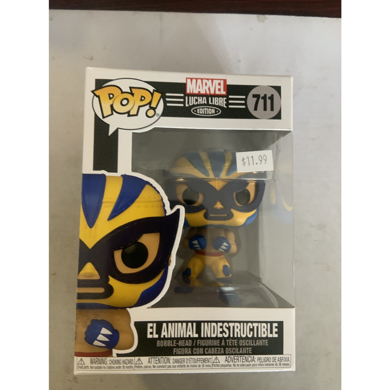 Pop Marvel Luchadores Wolverine Vinyl Figure 711