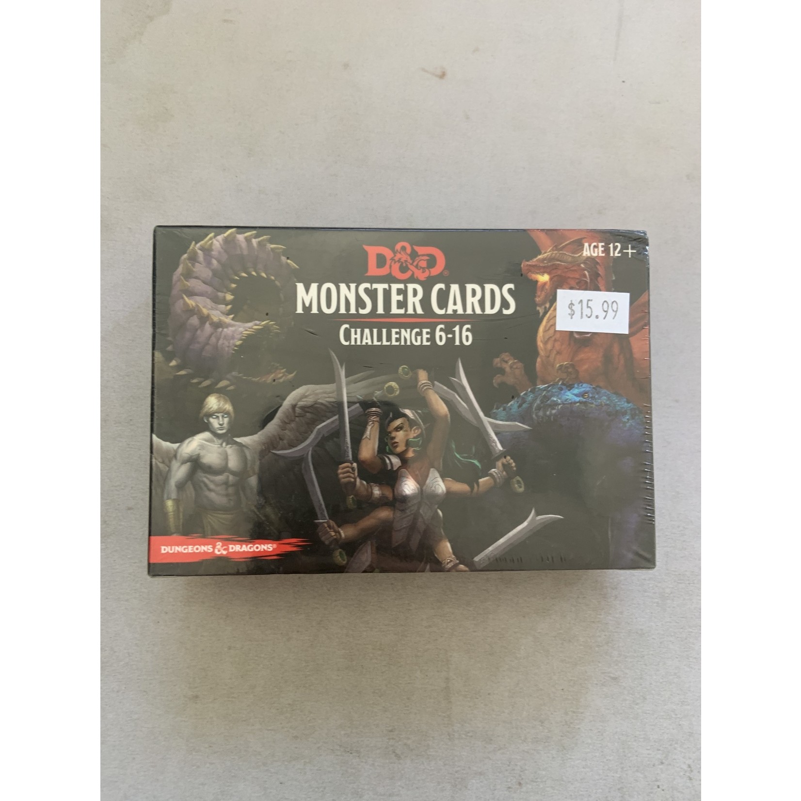 Wizards of the Coast D&D 5E Monster Cards Challenge 6-16
