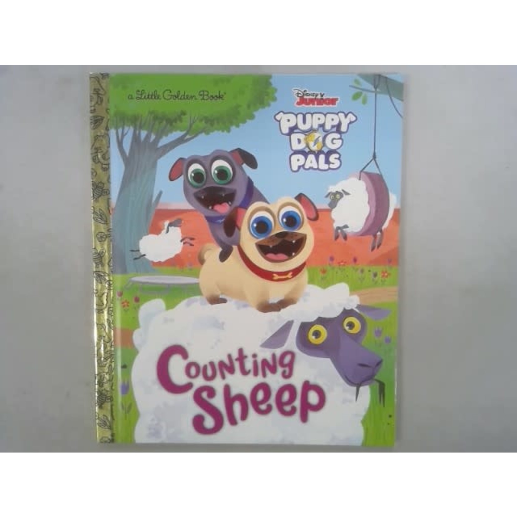 Little Golden Books Counting Sheep (Disney Junior Puppy Dog Pals)