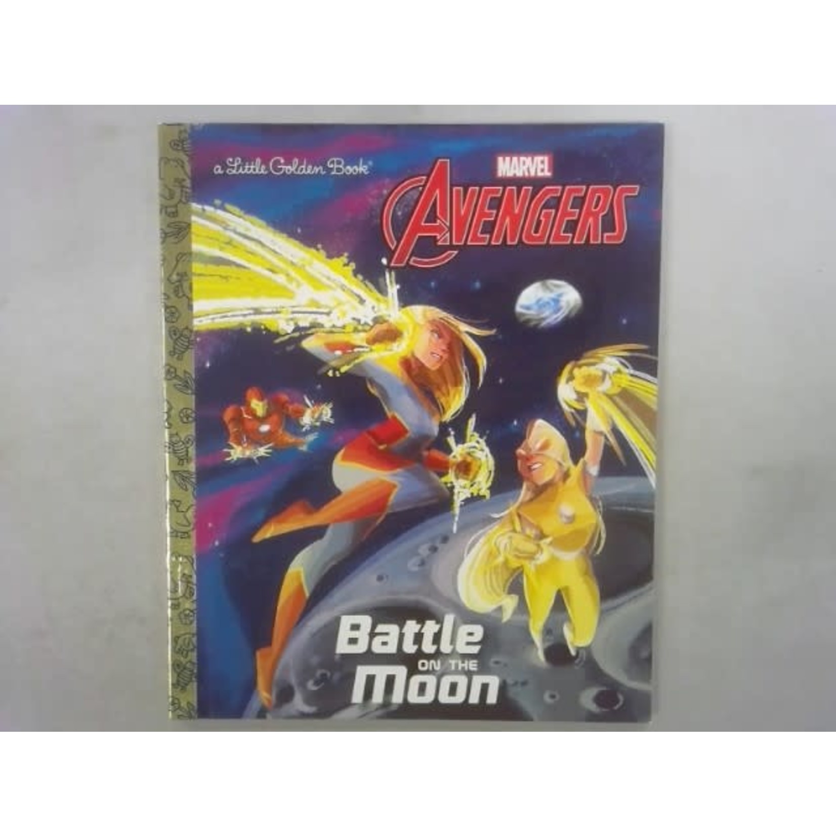 Little Golden Books Battle on the Moon (Marvel Avengers)