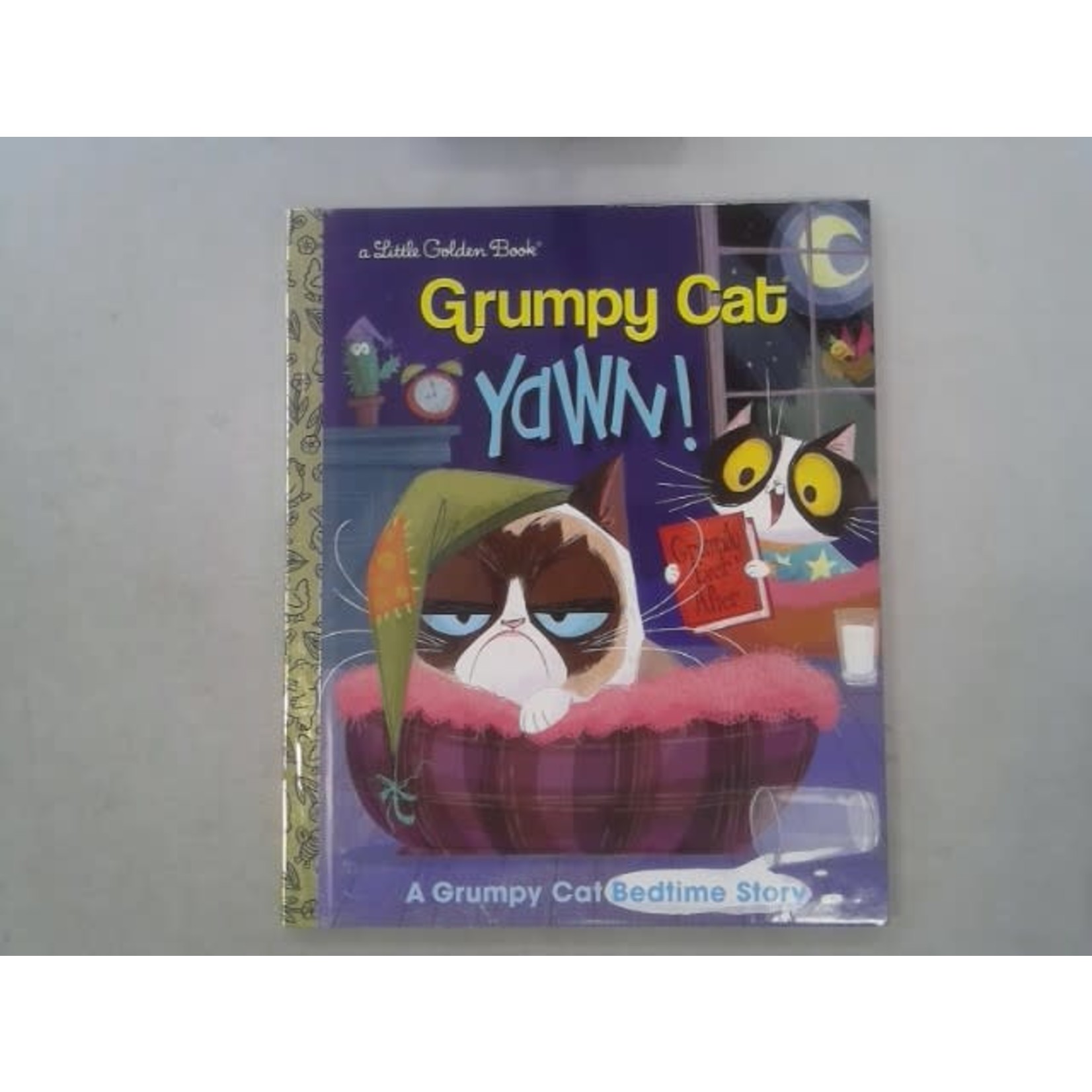 Little Golden Books Yawn! A Grumpy Cat Bedtime Story (Grumpy Cat)