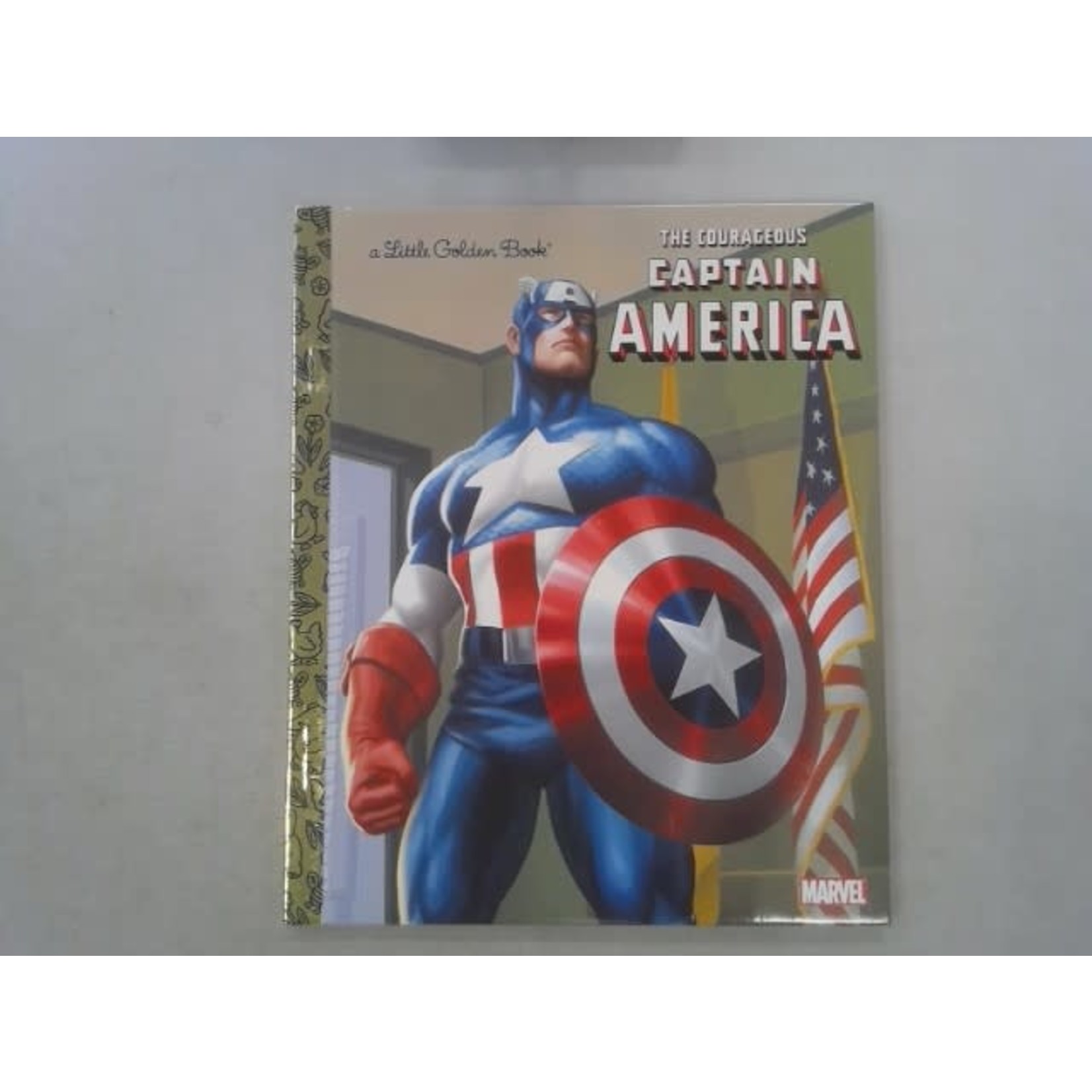 Little Golden Books The Courageous Captain America (Marvel: Captain America)