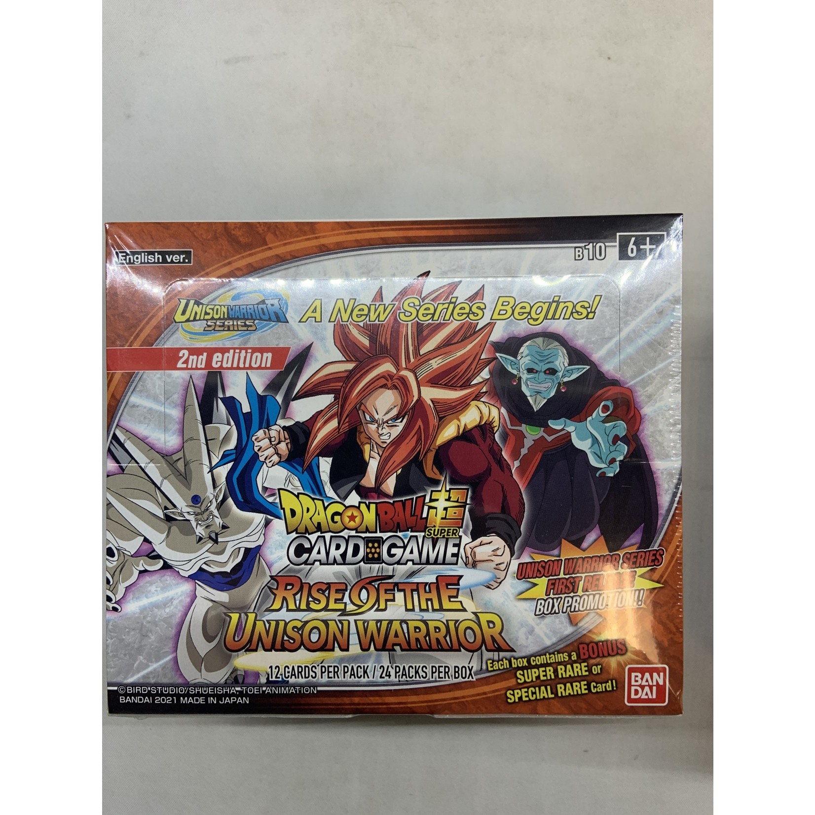 Bandai Dragon Ball Super B10 Rise of the Unison Warrior 2nd Edition