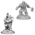 Wizkids D&D: Nolzur's Marvelous Miniatures: Characters Male Dwarf Barbarian--73391