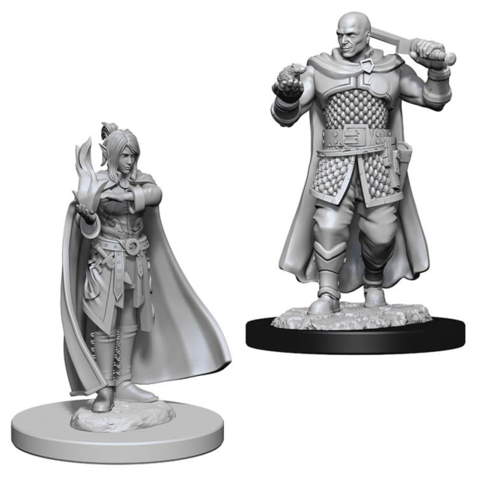 Wizkids D&D: Nolzur's Marvelous Miniatures: Creatures 73675--Human Ranger & Moon Elf Sorcerer