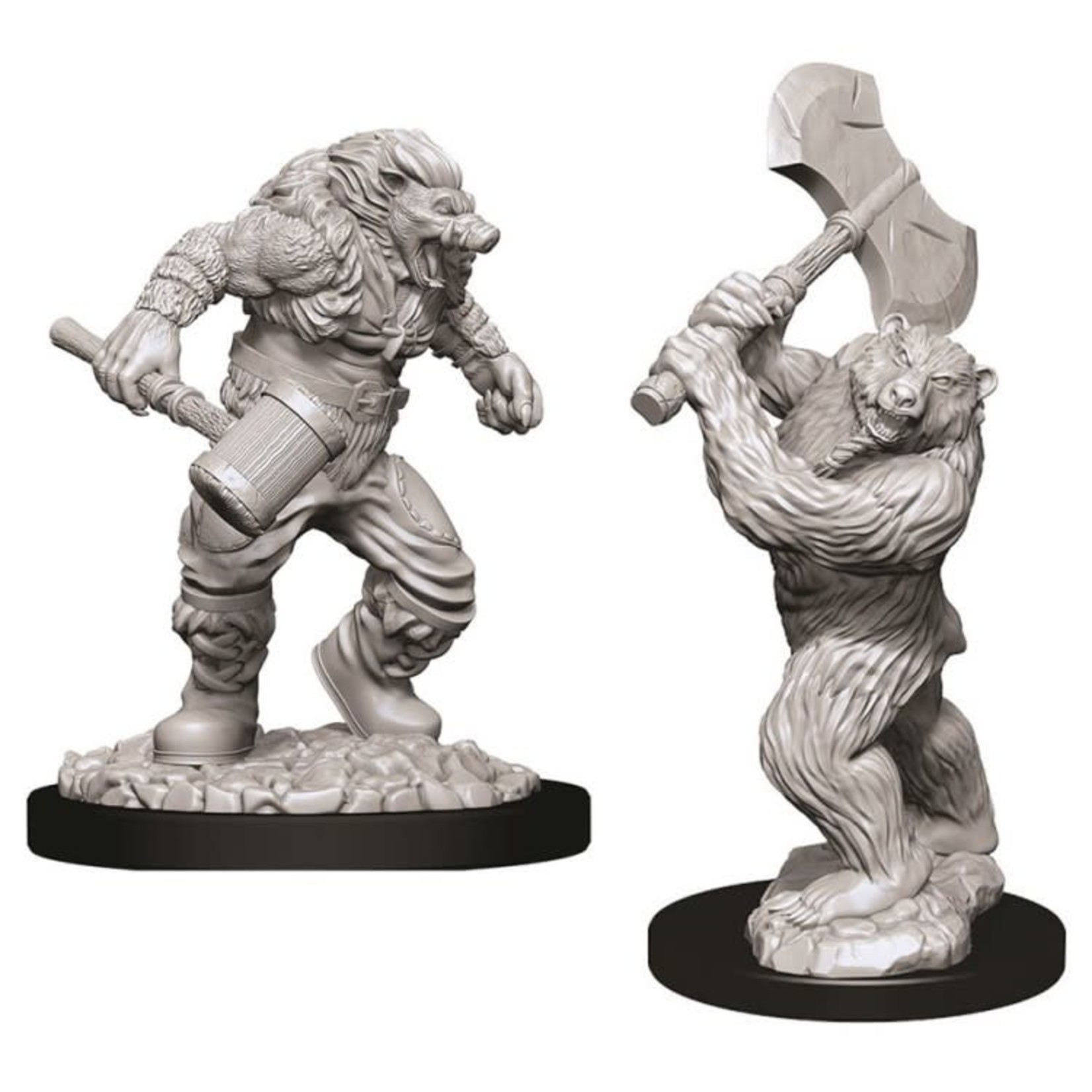 Wizkids D&D: Nolzur's Marvelous Miniatures: Creatures 73715--Wereboar & Werebear