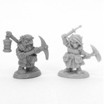 Reaper Miniatures Reaper Miniatures Bones Black: Deep Gnome Heroes (2)