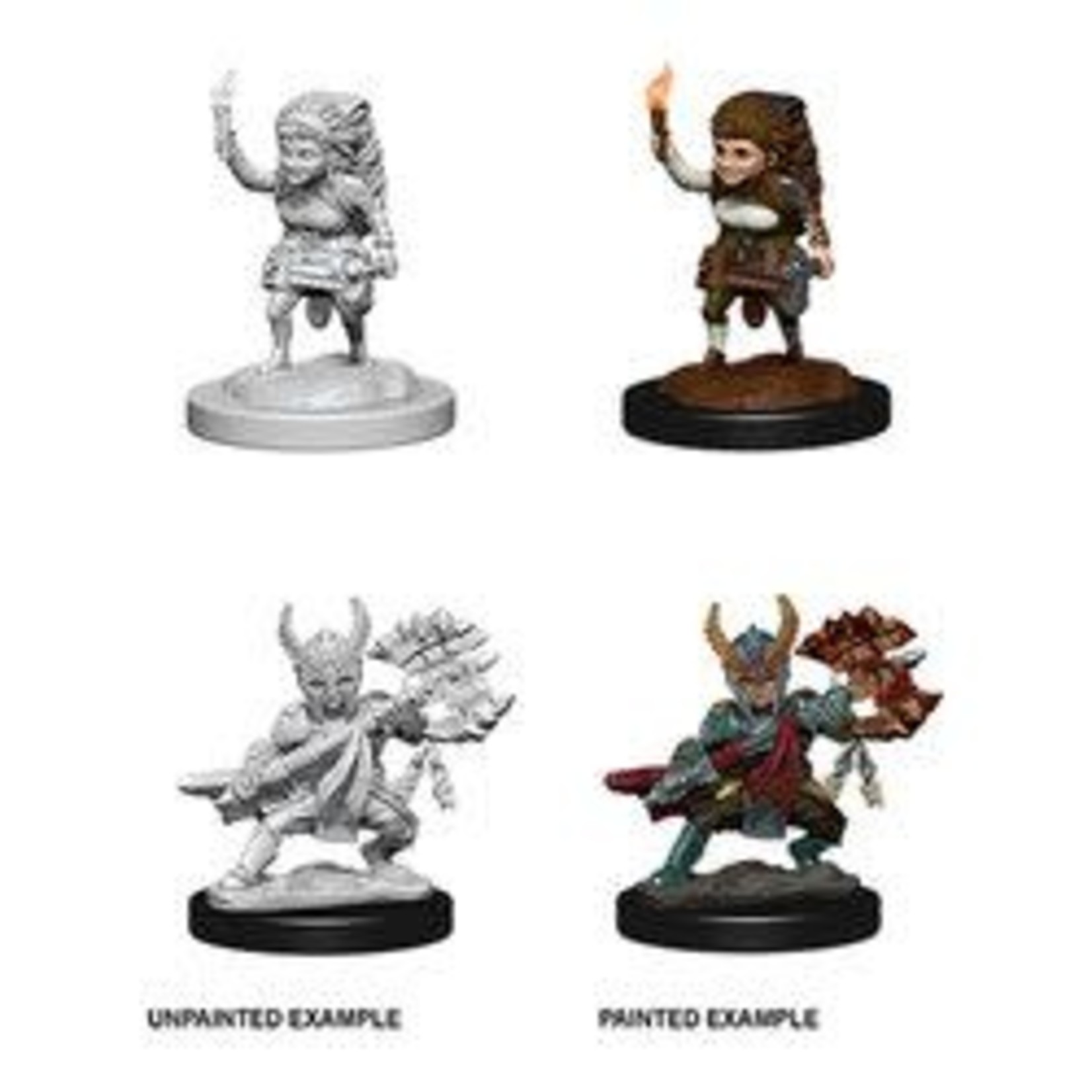 Wizkids D&D: Nolzur's Marvelous Miniatures: Characters Female Halfing Fighter--73387