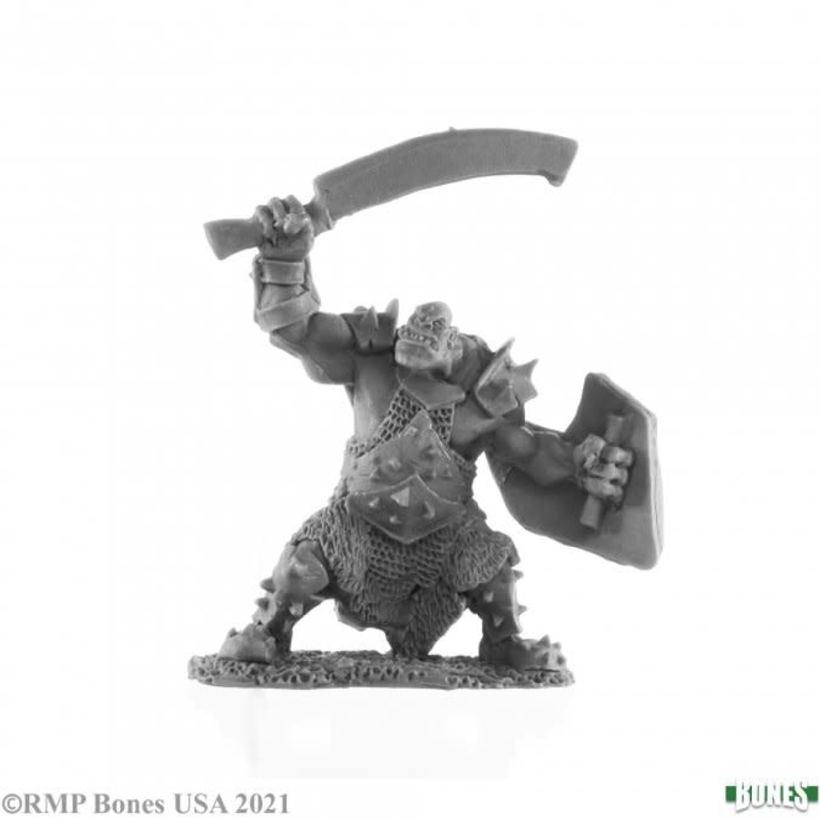 Reaper Miniatures Reaper Miniatures: Dark Heaven Bones 77042 Orc Marauder (Sword & Shield)