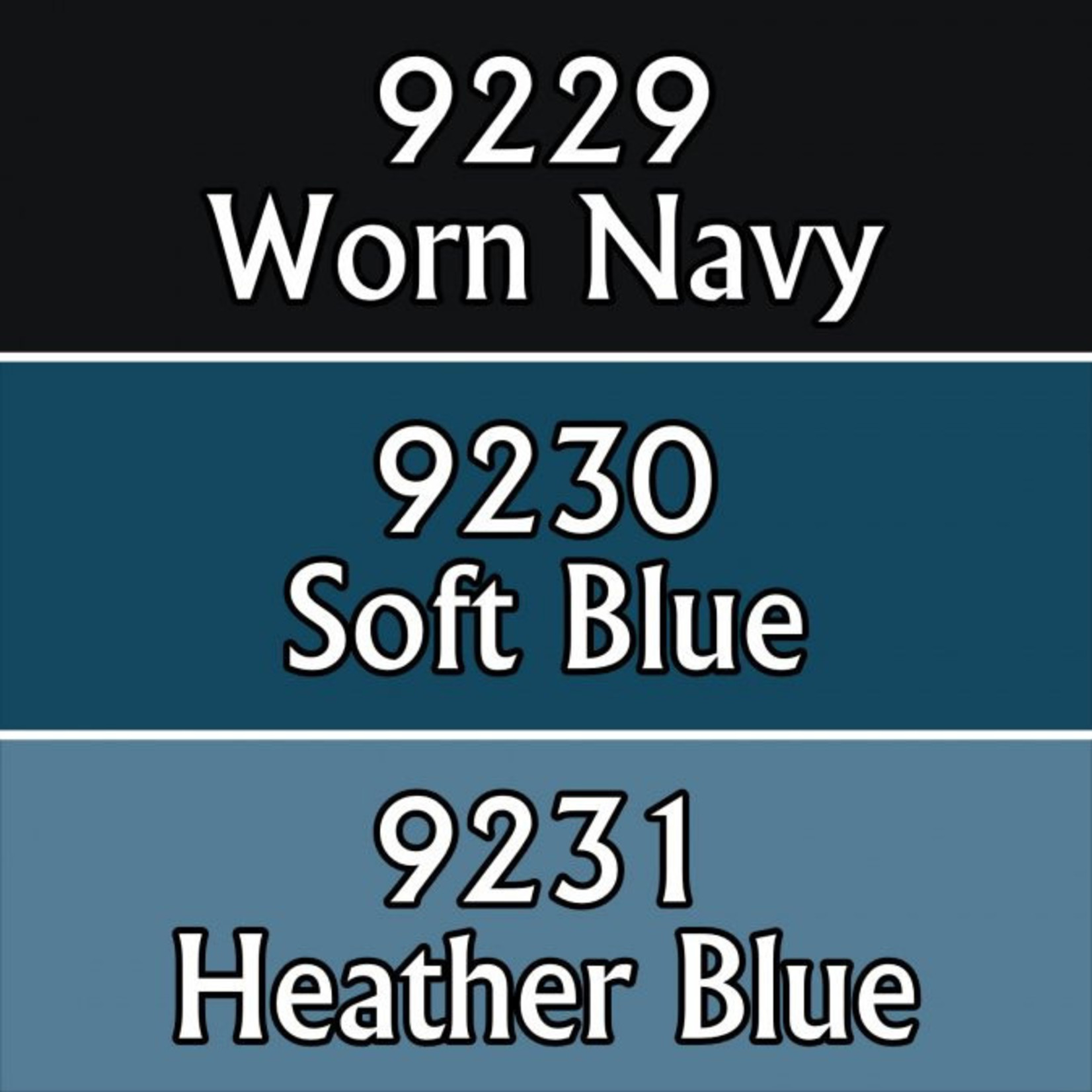 Reaper Miniatures Reaper Miniatures: MSP Paints Weathered Blues