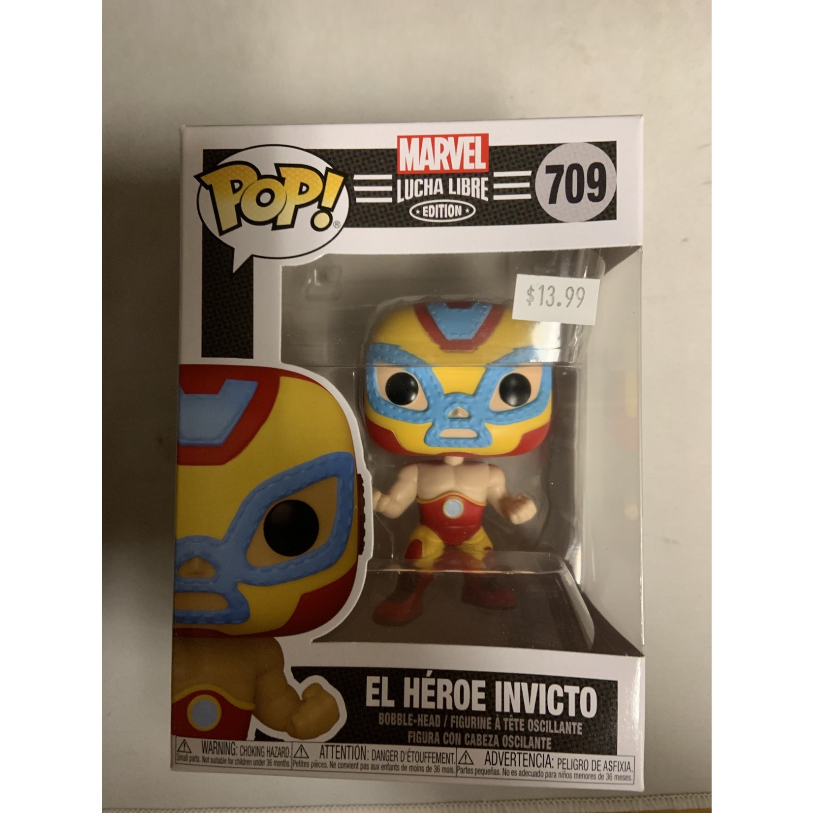 Funko Pop Marvel Luchadores Iron Man Vinyl Figure 709
