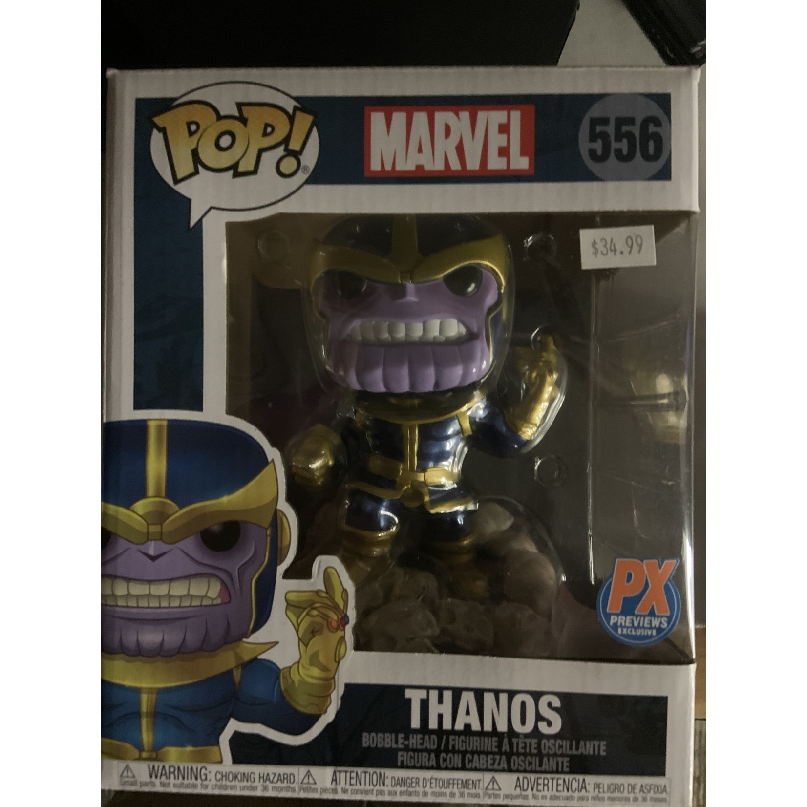 Funko Pop Marvel Heroes Thanos Snap 6In Px Deluxe Vinyl Figure 556