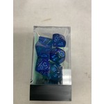 Chessex CHX 7ct Gemini 26463 Blue-Blue/Light blue Luminary