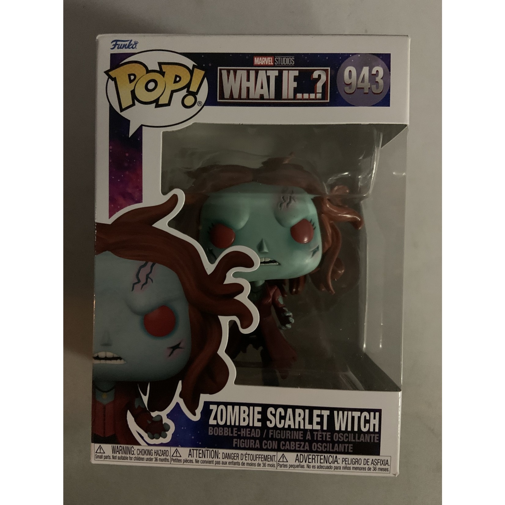 Funko Pop What If S2 Zombie Scarlet Witch Vinyl Fig 943