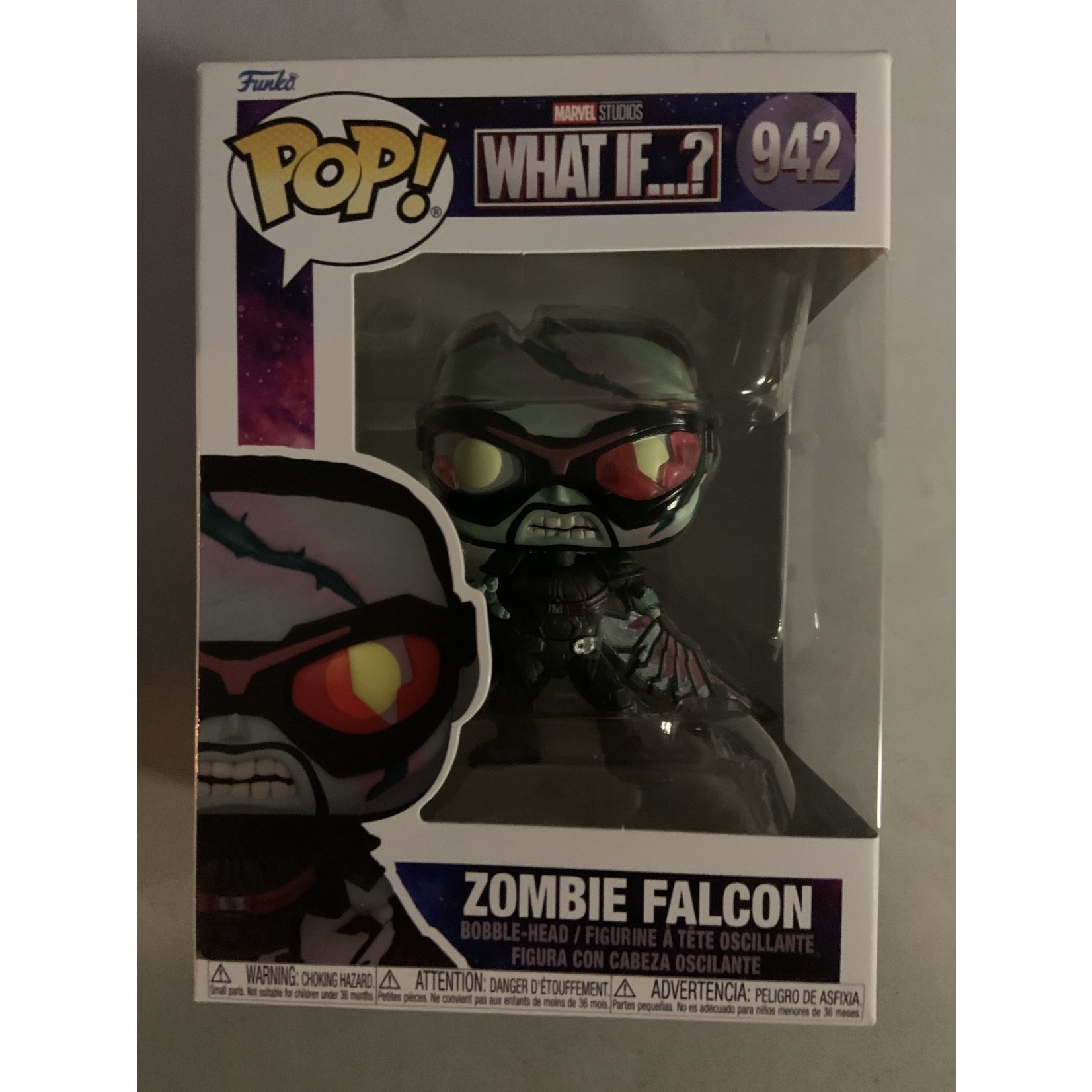 Funko Pop What If S2 Zombie Falcon Vinyl Fig 942