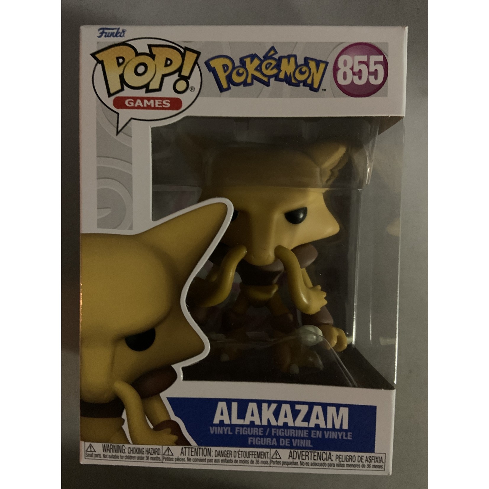 Funko Pop Games Pokemon S9 Alakazam Vin Fig 855