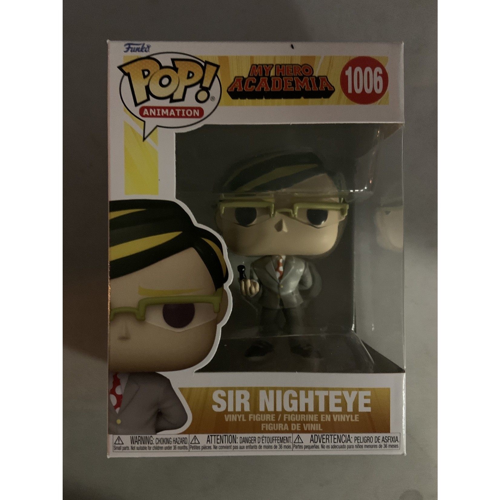 Funko Pop Animation Hero Academia Sir Nighteye Vinyl Fig 1006