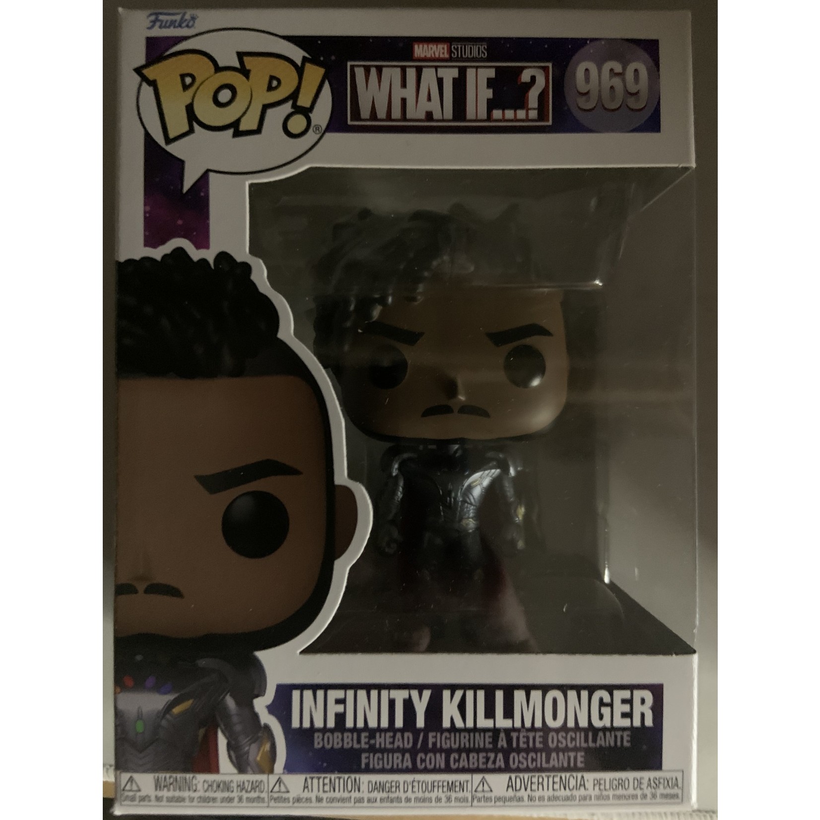 Funko Pop Marvel What If S3 Infinity Killmonger Vinyl Fig 969