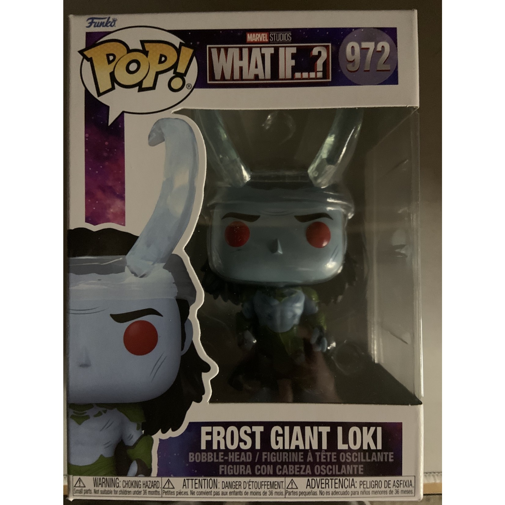 Funko Pop Marvel What If S3 Frost Giant Loki Vinyl Fig 972