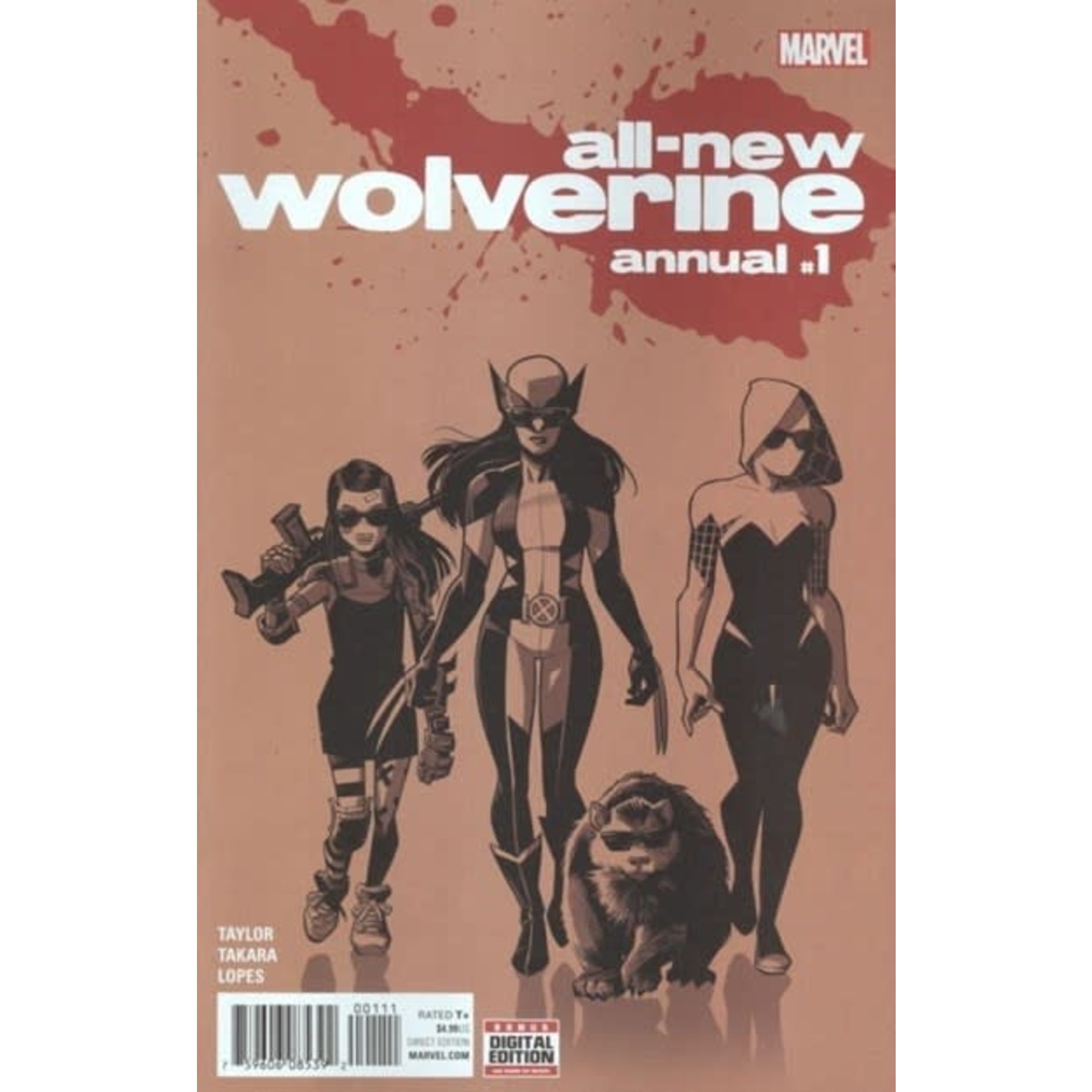 Marvel Comics All-New Wolverine 2016 Annual 2016 #1