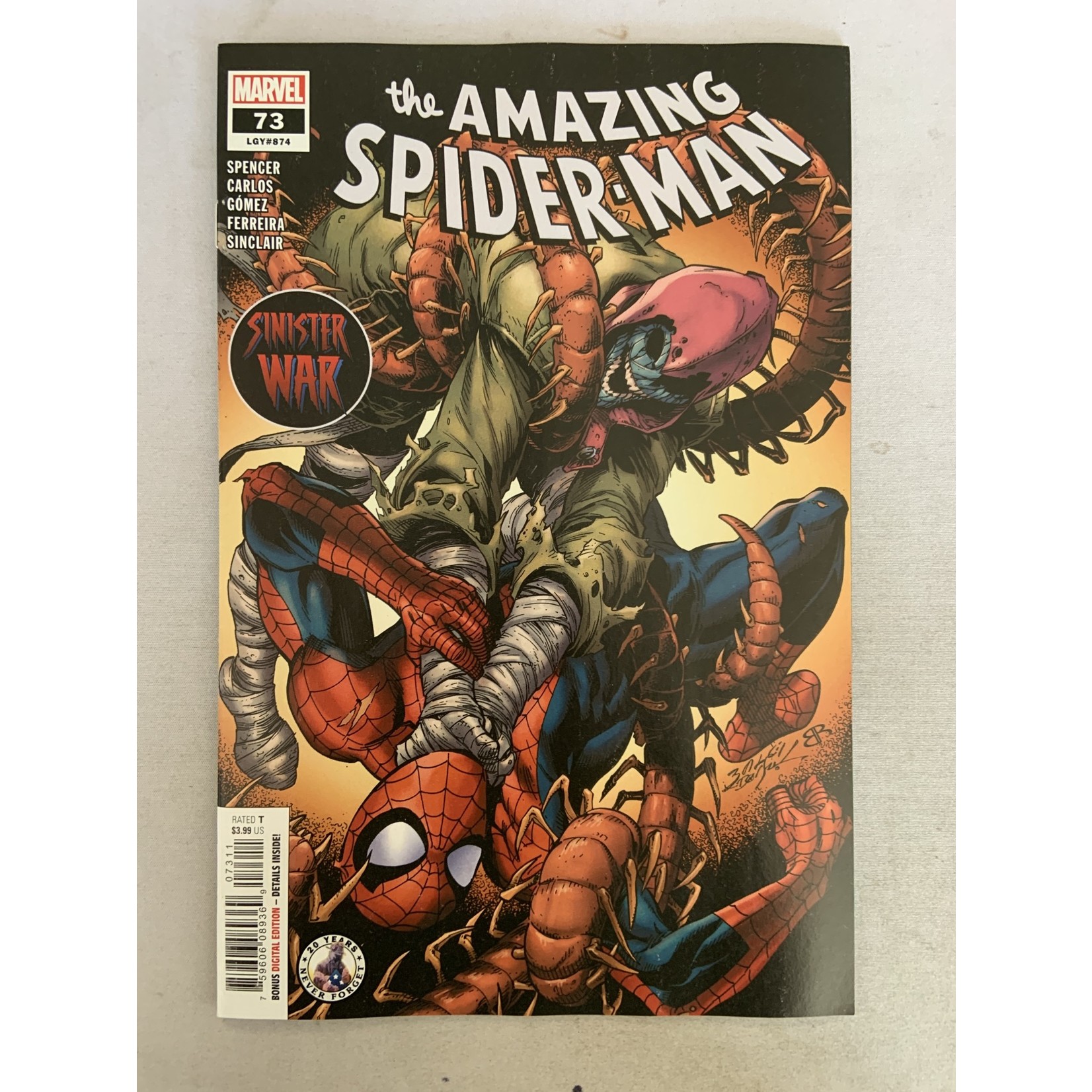 Marvel Comics Amazing Spider-Man 2020 #73 Sinw