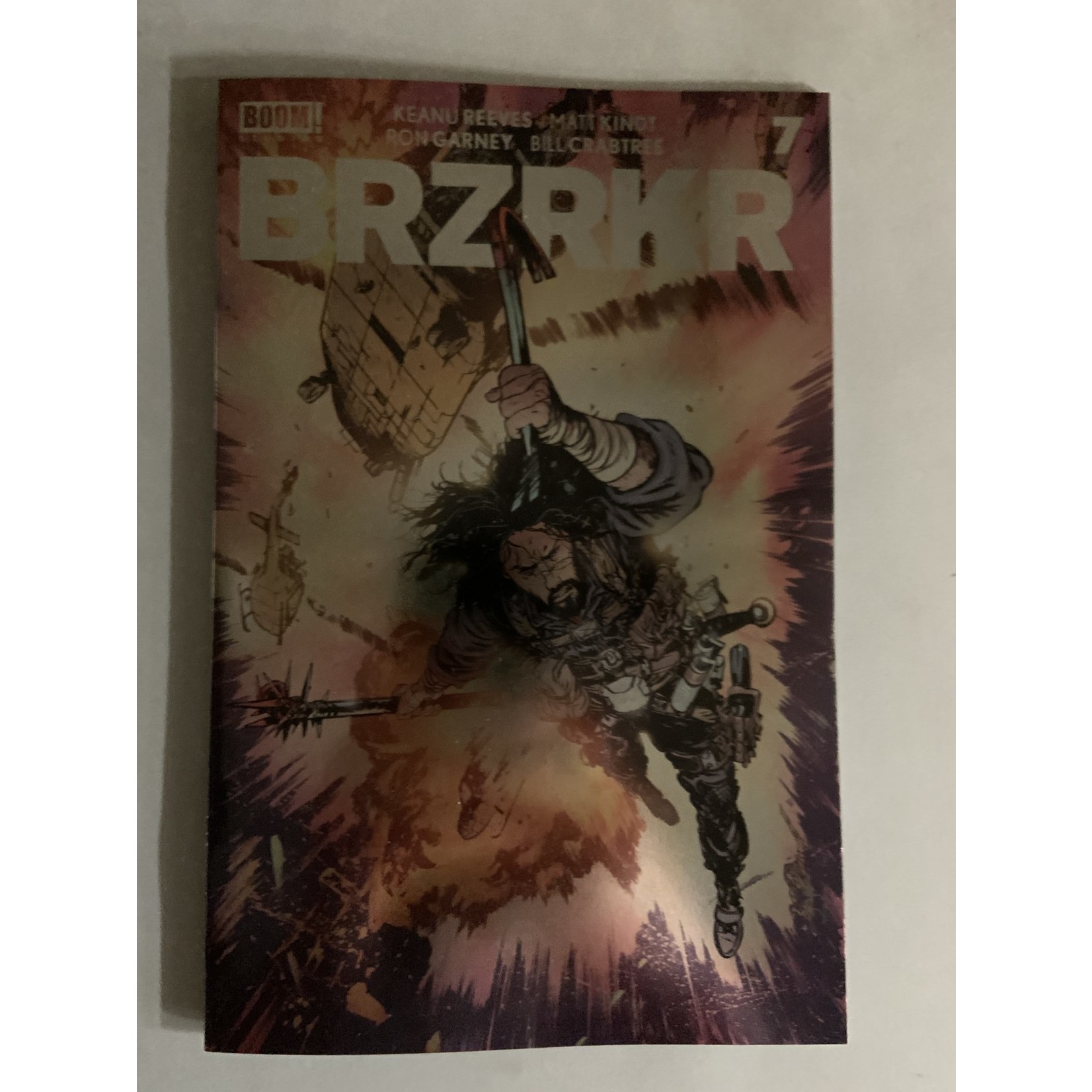 BOOM! STUDIOS Brzrkr (Berzerker) 2021 #7 (Of 12) Cvr D Johnson Foil (Mr)--Damaged