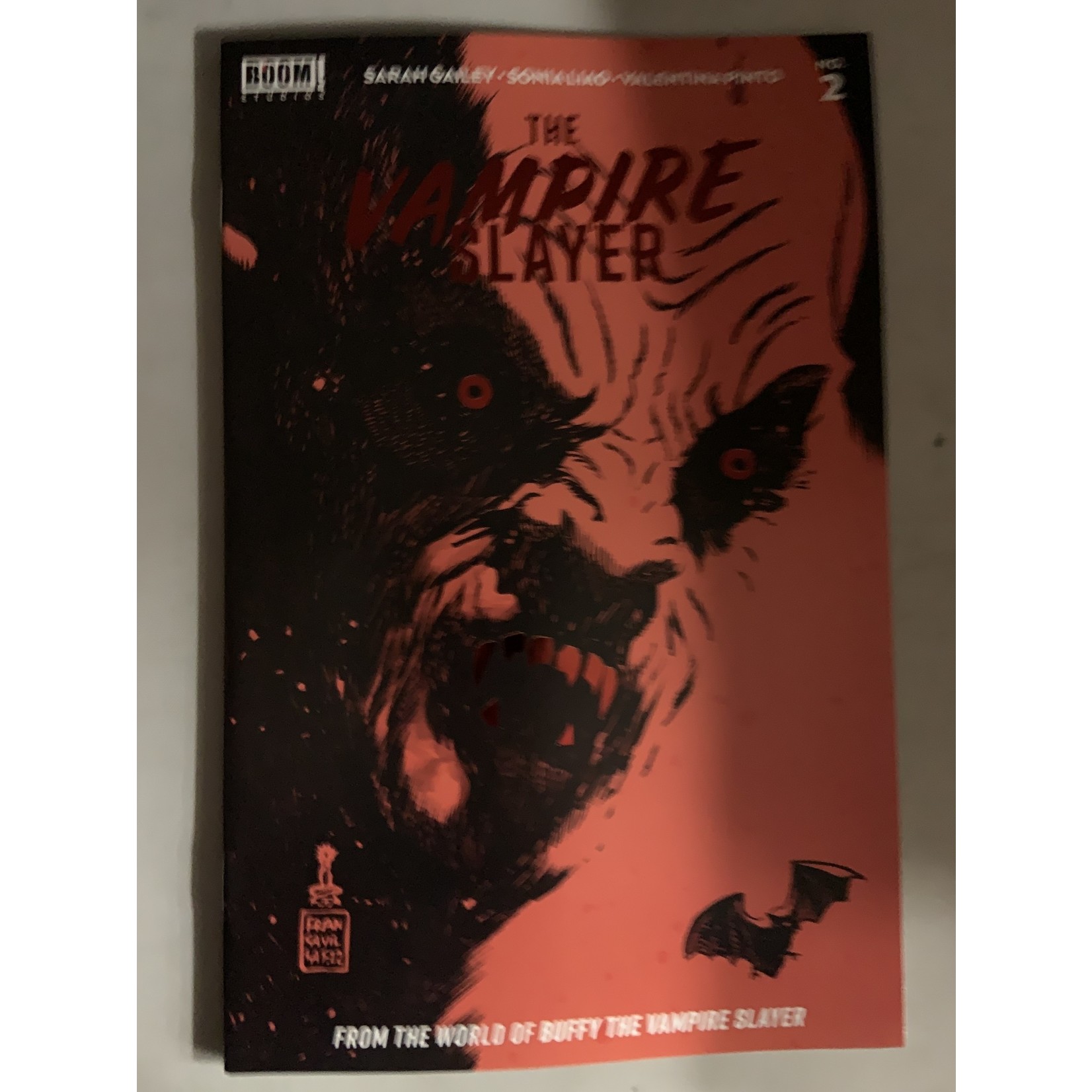 BOOM! STUDIOS Vampire Slayer (Buffy) 2022 #2 Cvr B Blood Red Foil Stamp Var