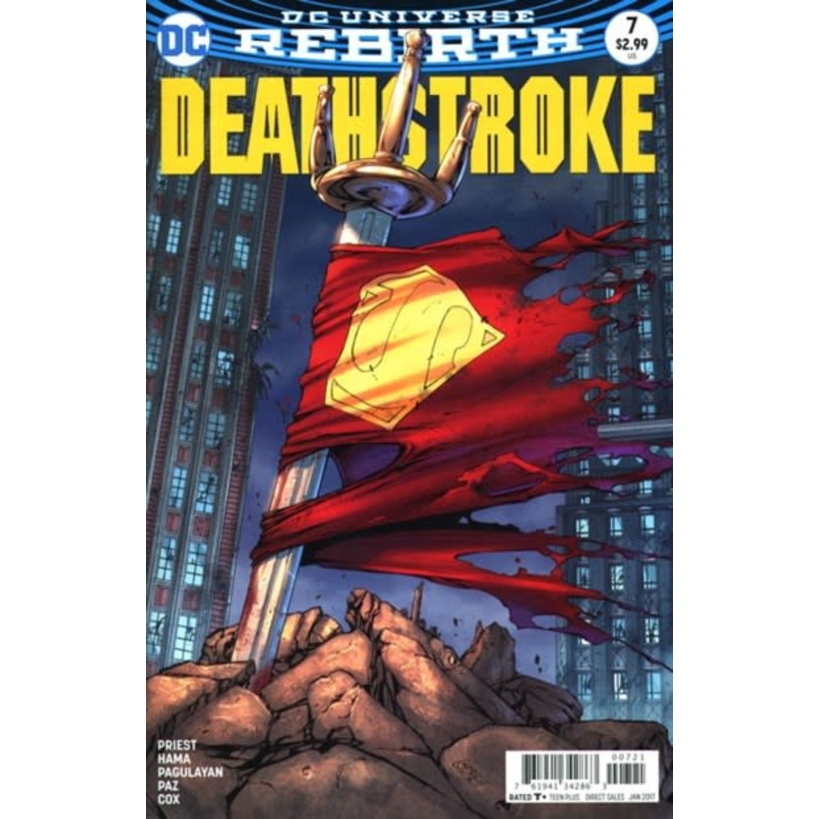 DC Comics Deathstroke 2016 #7 CVR B