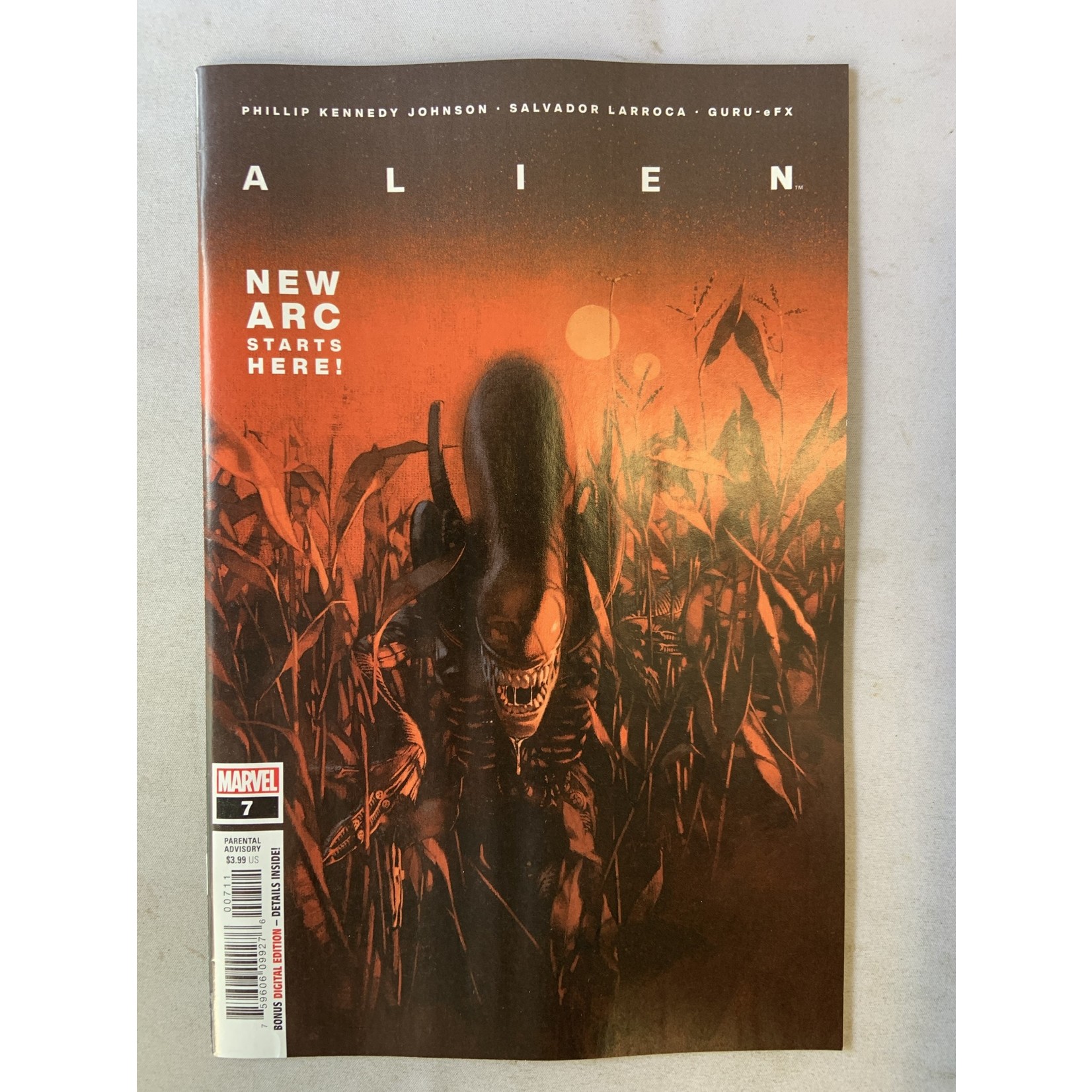 Marvel Comics Alien 2021 #7--Damaged