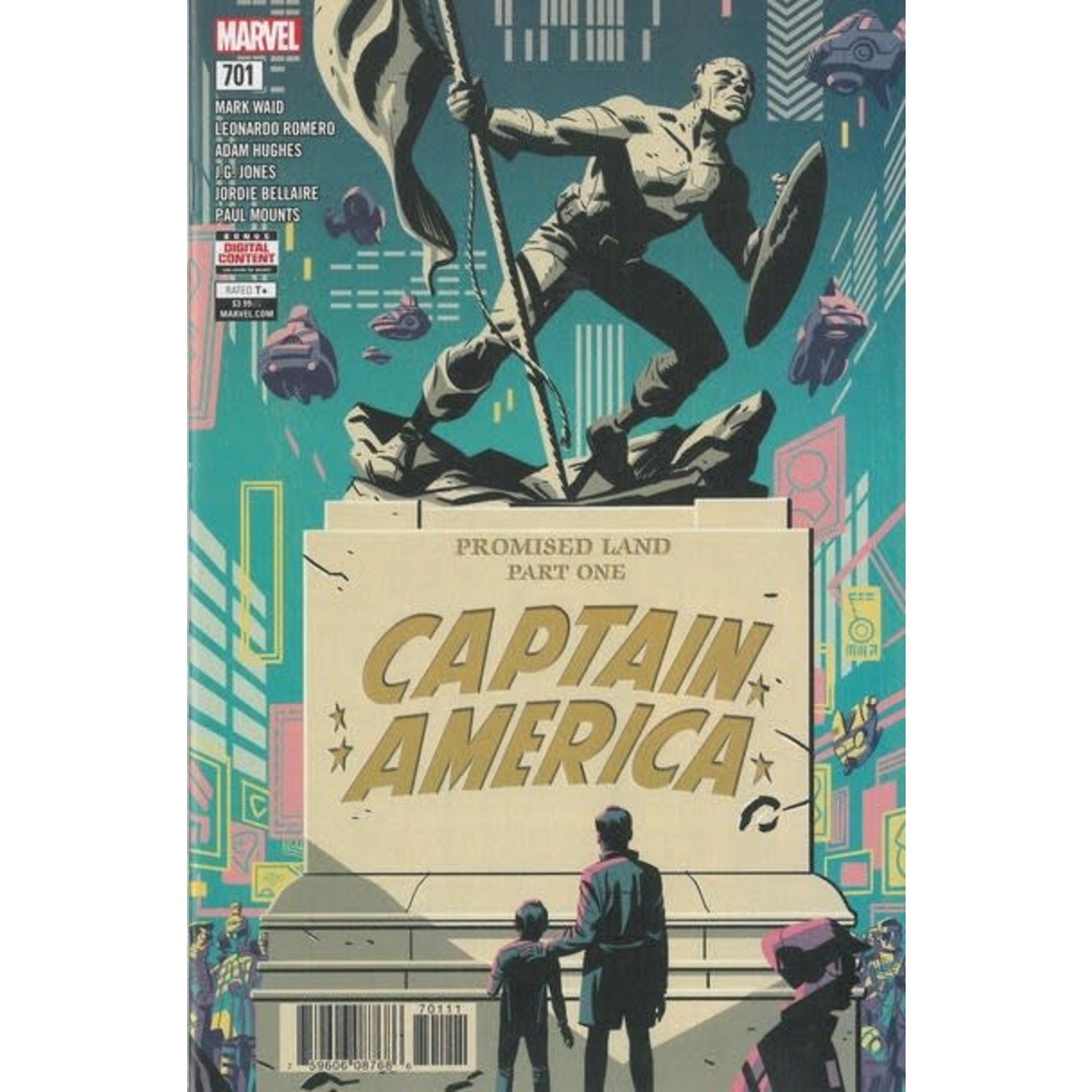 Marvel Comics Captain America 2017 #701