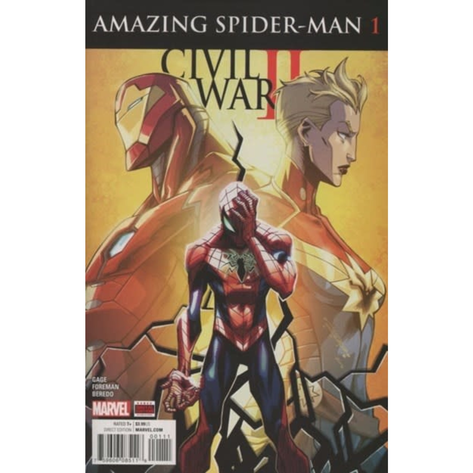 Marvel Comics Civil War II #1 Amazing Spider-Man