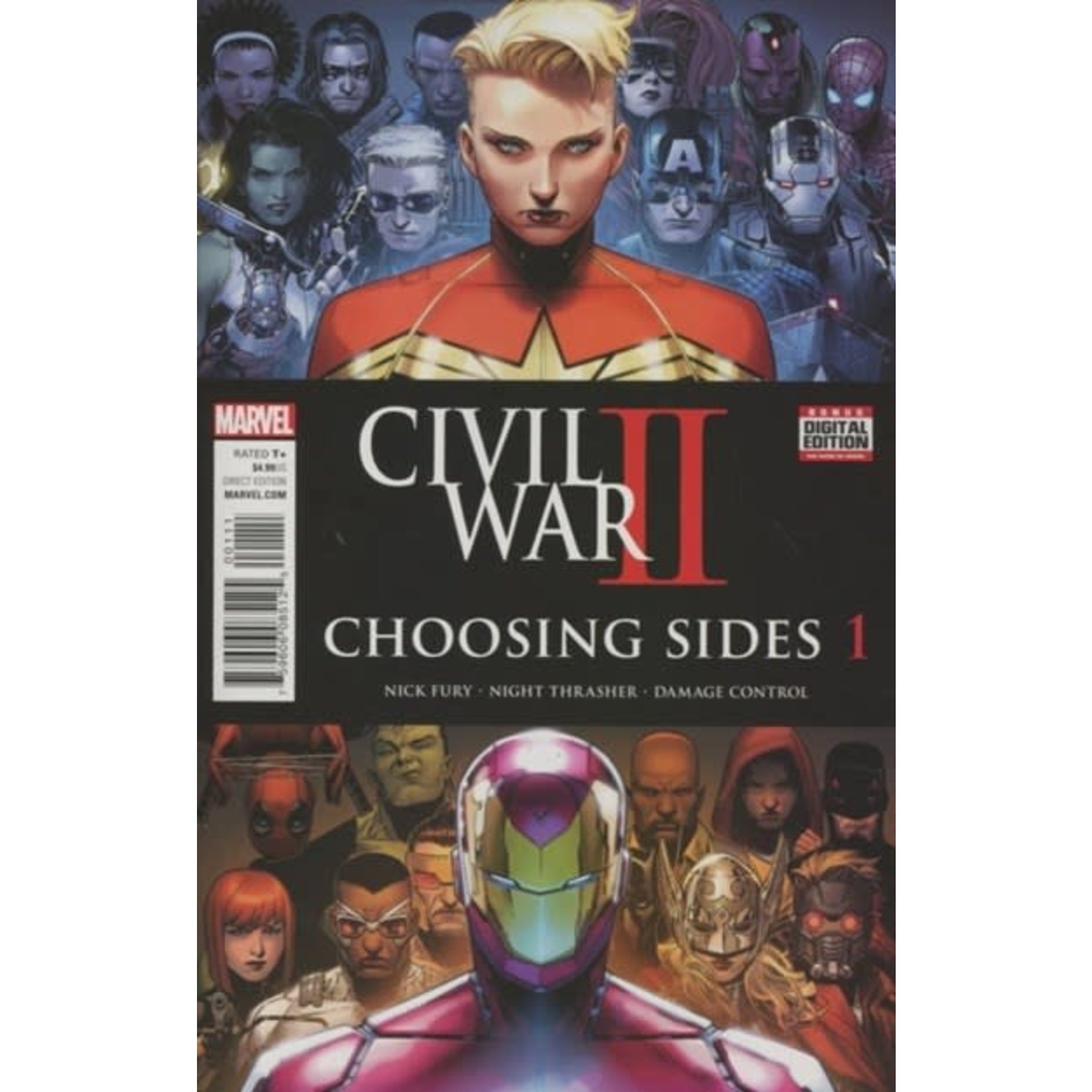 Marvel Comics Civil War II #1 Choosing Side