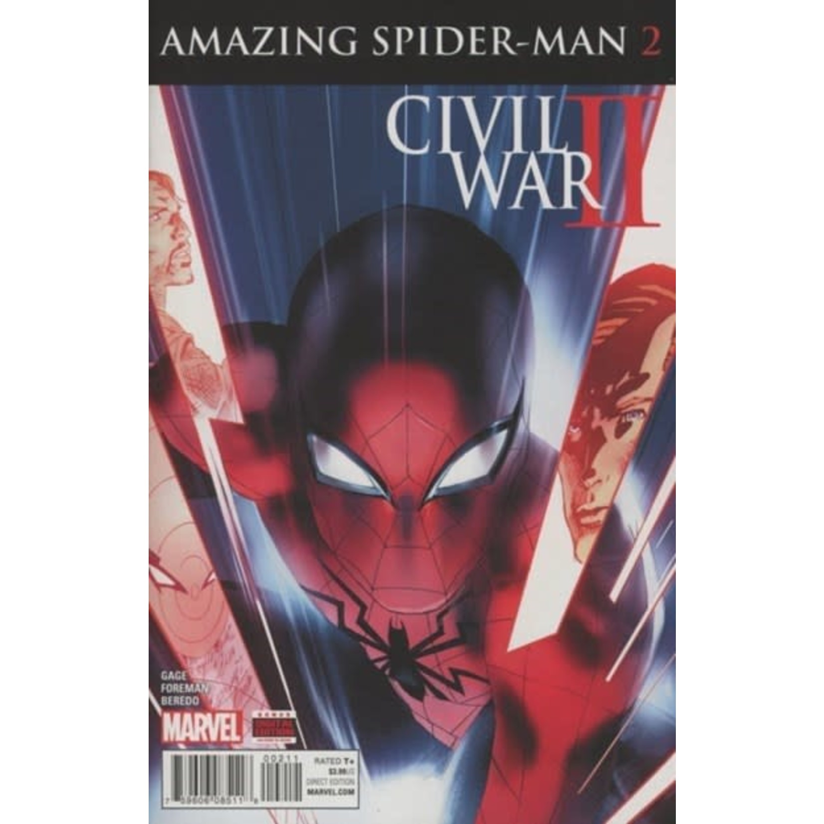 Marvel Comics Civil War II #2 Amazing Spider-Man