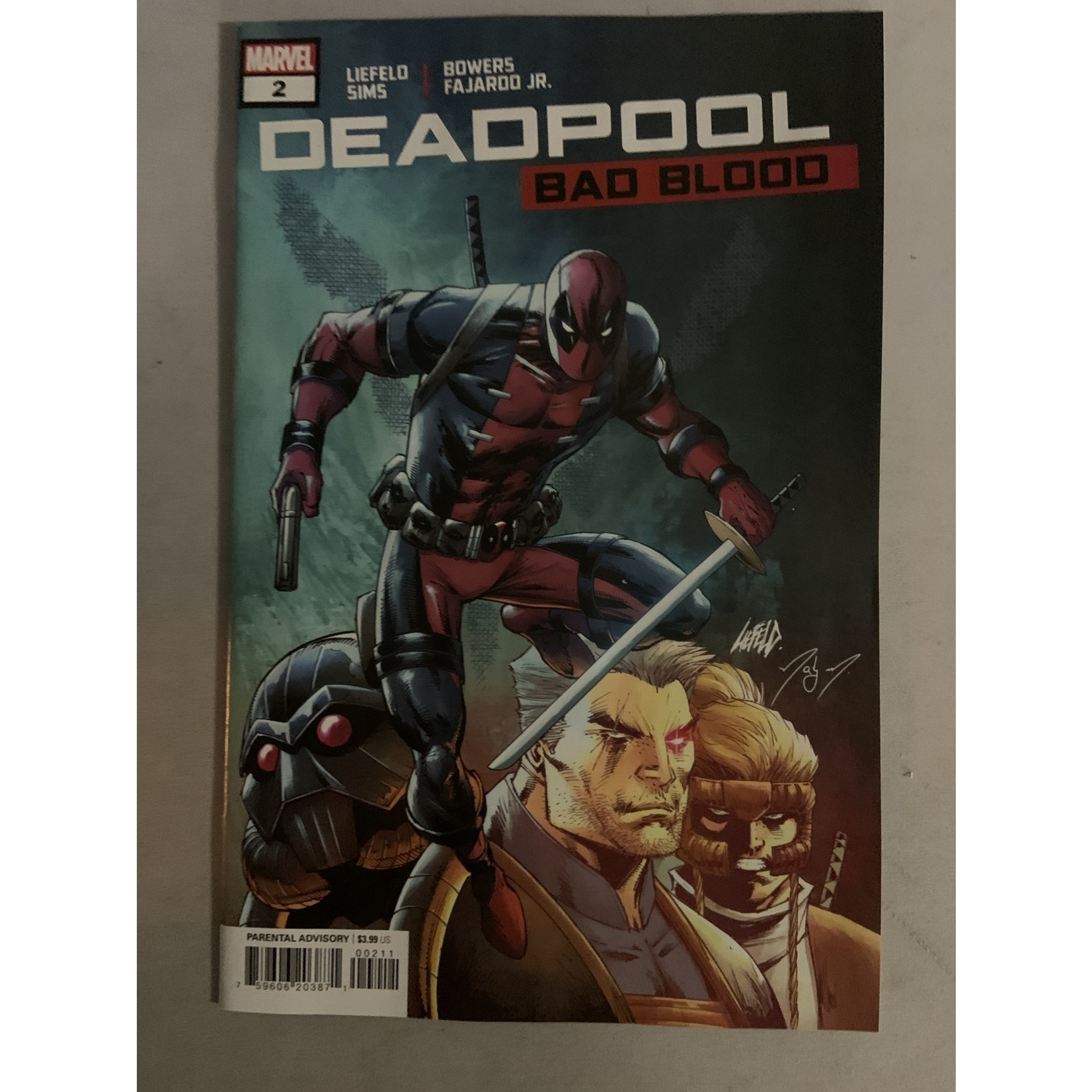 Marvel Comics Deadpool Bad Blood 2022 #2 CVR A