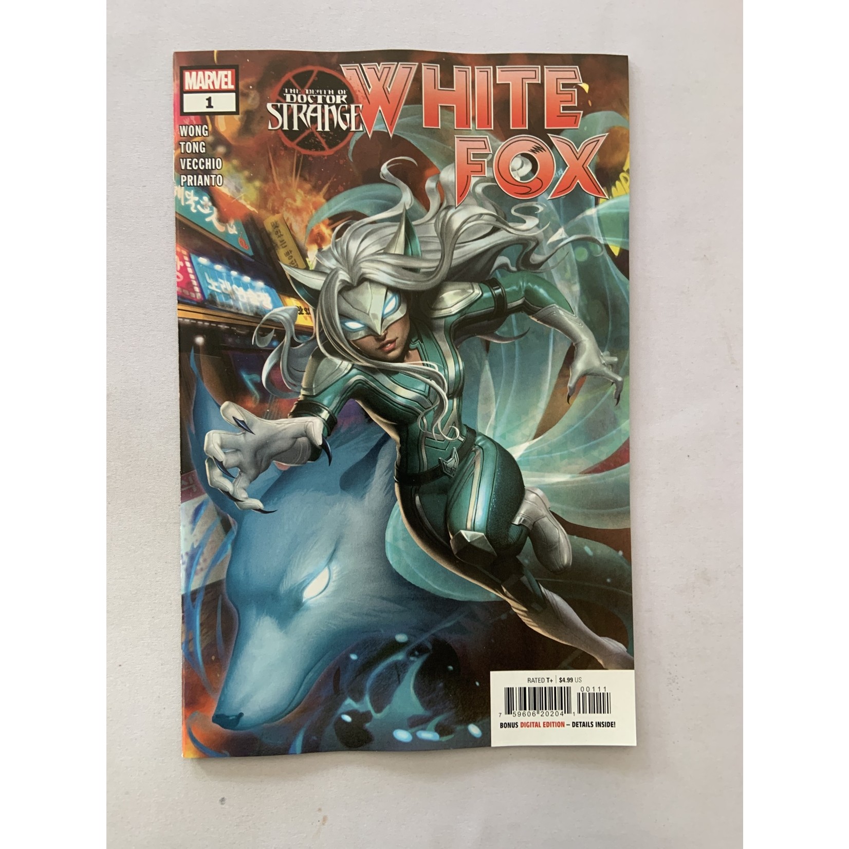 Marvel Comics Death Of Doctor Strange 2021 #1 White Fox